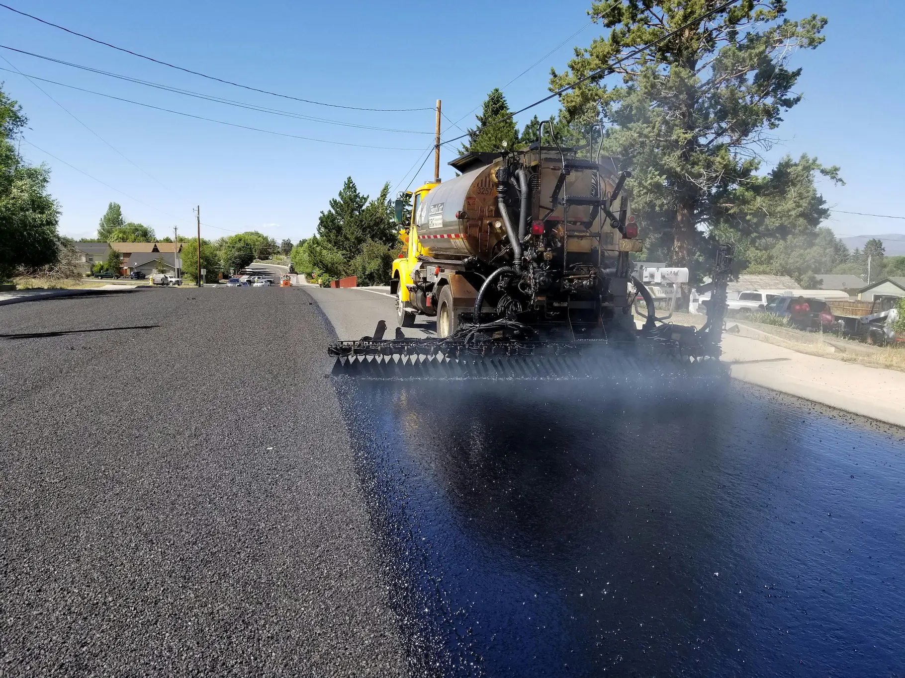 Commercial Asphalt Access Road