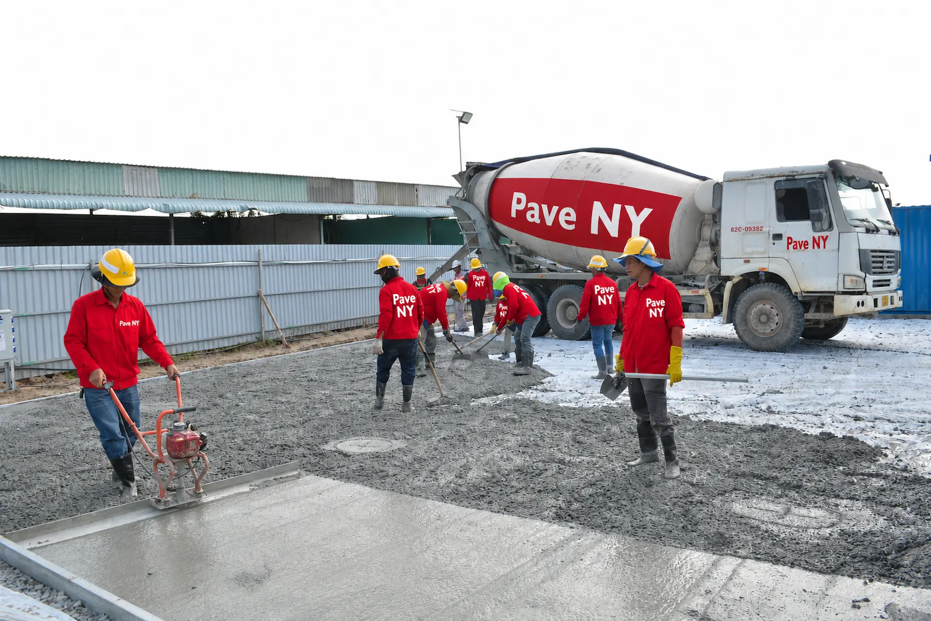 Concrete paving services in New York